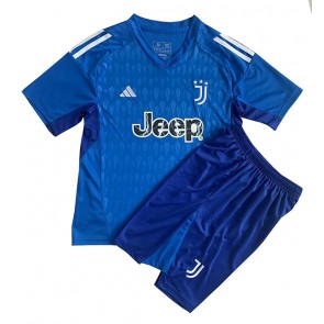 Maillot de foot Juventus Gardien de but Domicile enfant 2023-24 Manches Courte (+ pantalon court)
